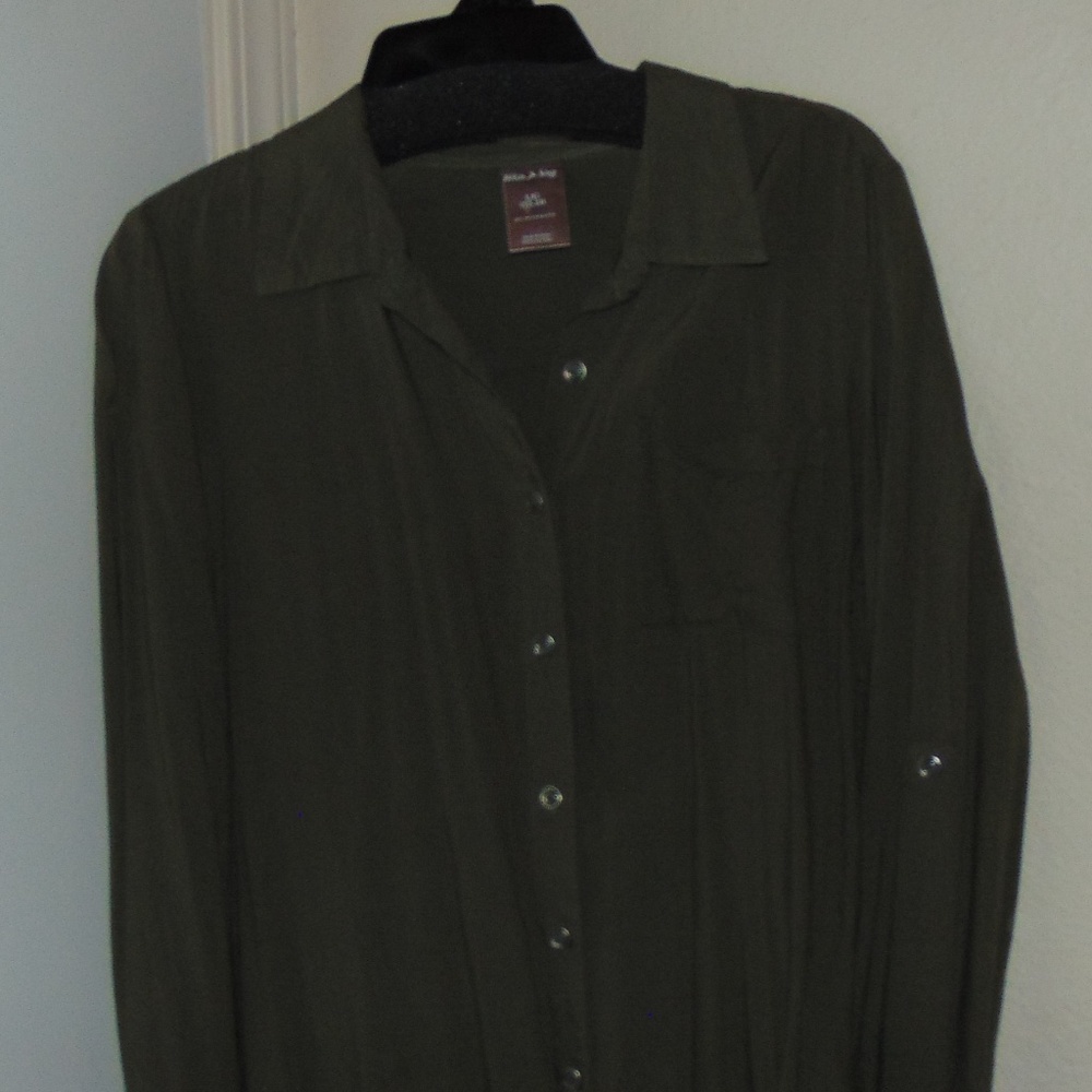 White Stag Blouse Green